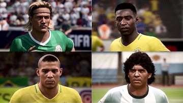 Así se ven las leyendas del FIFA 18: del 'Matador' hasta Ronaldo