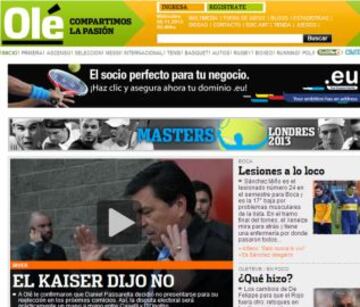 Portadas de la prensa extranjera