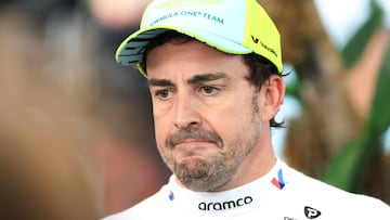 Fernando Alonso (Aston Martin). Miami, Estados Unidos. F1 2025.
