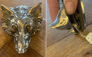 Una mujer compra un tarjetero de los años setenta por 2 euros y dos palabras en su reverso disparan su valor: “Lo cambia todo”