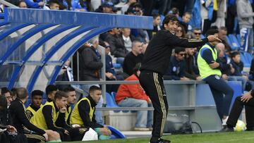 Ra&uacute;l, en un partido con el Castilla.