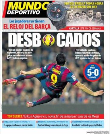 Portadas de la prensa deportiva