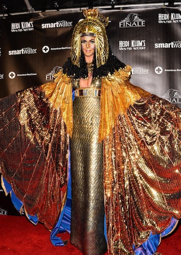 Heidi Klum en Halloween como una faraona egipcia