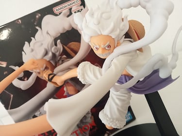 Monkey D. Luffy de ‘One Piece’ y su alocada transformación Gear 5 en esta trepidante figura