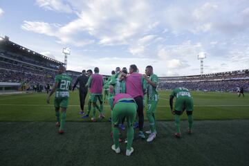 Con goles de Vladimir Hernández y Roberto Ovelar, Millonarios y Nacional igualaron 1-1 en partido valido por la fecha 9 de la Liga Águila. Wuilker Fariñez fue la figura.