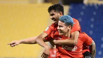 James Rodr&iacute;guez en un partido del Al Rayyan de Qatar