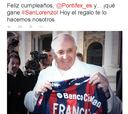 San Lorenzo le quiere dar el mejor regalo al Papa Francisco