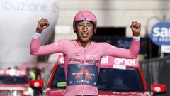 Egan Bernal en el Giro de Italia