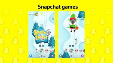 El ayudante de Santa Claus, el juego navideño de Snapchat