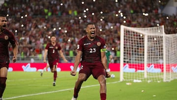 Rondón, centenario con Venezuela: “El fútbol me recompensa de esta manera”