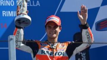 Dani Pedrosa, tercer clasificado.