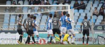 1-1. Canales anota el gol del empate.