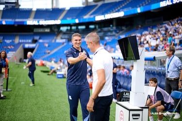 Gaizka Garitano: “No estoy contento con el nivel de juego, pero sí con el punto”