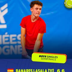 Izan Bañares, séptimo finalista español en Les Petits As