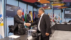 Laporta, contra la inhabilitación de Javier Tebas