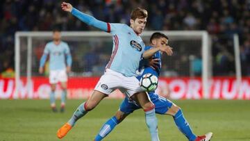 Lucas Boyé durante su estancia en el Celta de Vigo.