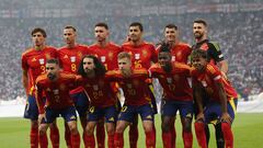 Once inicial de la Selección española en la final de la Eurocopa ante Inglaterra.