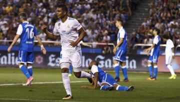 Casemiro anotó, a pase de Marcelo, el 0-2.