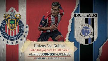 Cómo y dónde ver el Chivas vs Querétaro: horarios y TV