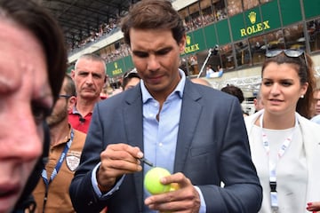 Rafa Nadal dio el banderazo de salida a las 24 horas de Alonso.