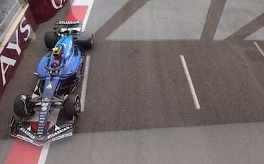 Sainz salió segundo tras una gran clasificación. Solamente tenía a Verstappen delante.
