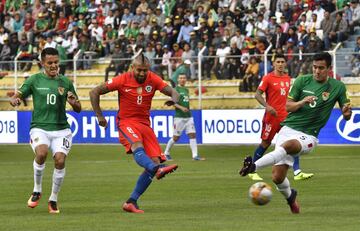 Bolivia vs. Chile, en imágenes