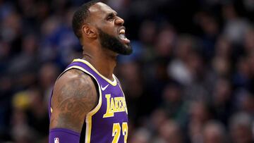 LeBron flojea por una noche y los Lakers caen en la difícil Denver
