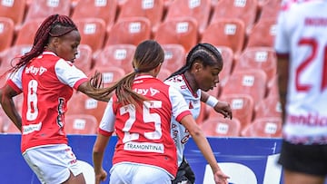 Santa Fe y América empatan en Liga Femenina.