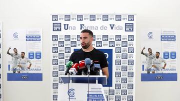 08/05/18 DANI CARVAJAL JUGADOR REAL MADRID PRESENTA CAMPUS EN LA UNIVERSIDAD FRANCISCO DE VITORIA