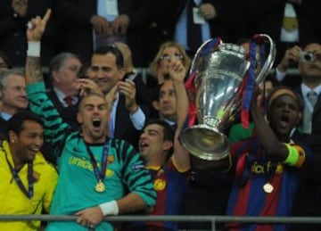 Hasta el momento, la última Champions que ha ganado el Barcelona fue el 28 de mayo de 2011, también ante el Manchester United.
 