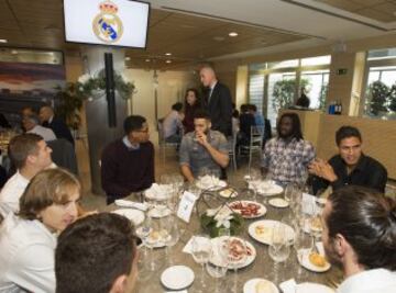 Varane, Modric y Kroos.