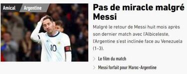 La prensa mundial, sin piedad: "Messi no puede tapar el bosque"