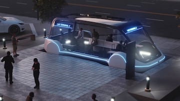 As¨ª es el autob¨²s ultrarr¨¢pido que prepara Elon Musk