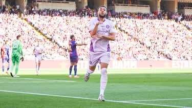 Arnaut Danjuma celebra el 1-1 al Barcelona. 





