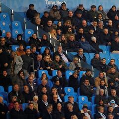 La afición del City se borra