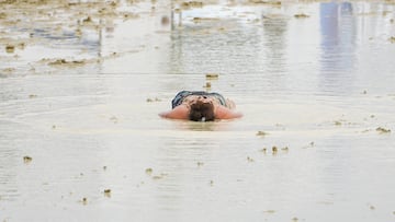 The Burning Man festival this year was marred by flooding and mud, and from these conditions a prehistoric creature has proliferated- the dinosaur shrimp.