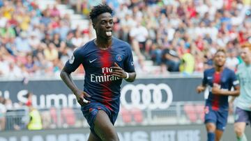 El hijo del mítico jugador de Liberia se estrenó con el primer equipo del campeón francés luego de haber marcado en el duelo de la International Champions Cup.