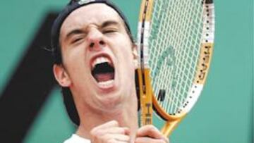 <b>HONORES DE REY. </b>Los partidos de Gasquet, en la pista central.