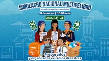 Simulacro Nacional Multipeligro 2023: ¿Cuándo es, fecha de registro y en qué consiste?