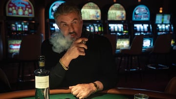 Sylvester Stallone as Dwight "The General" Manfredi of the Paramount+ original series TULSA KING. Photo Cr: Brian Douglas/Paramount+. © 2024 Viacom International Inc. All Rights Reserved.