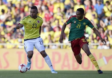 Colombia muestra buen fútbol ante Camerún