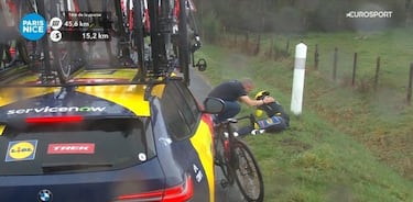 Así quedaron los colombianos Tejada y Martínez en la etapa 4 de la París Niza 2026