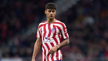 Carlos Martín, con el Atlético.