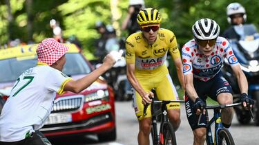 Vingegaard no llega a tiempo