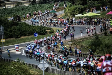 Las mejores imágenes de la segunda etapa del Tour