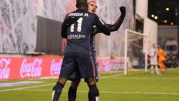 Jackson y Griezmann, en Vallecas, la última salida.