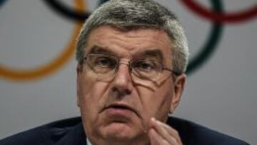 El alemán Thomas Bach, presidente del Comité Olímpico Internacional.