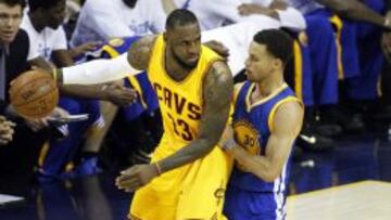 LeBron James y Stephen Curry.