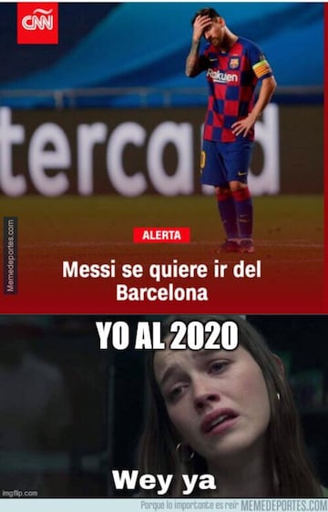 Los mejores memes de la posible marcha de Messi