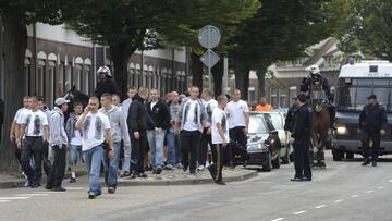 Tres hinchas del Legia Varsovia, detenidos por robo y agresión.